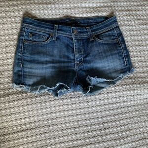 Fidelity Distressed Blue Jean Shorts